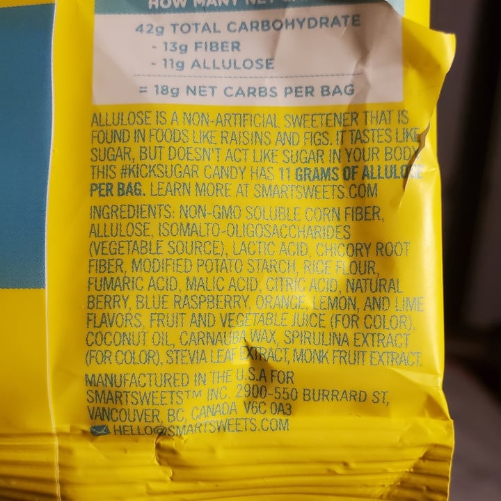 review photo of Smart Sweets Sour Blast Buddies shared by @hillaryt on 28 Dec 2020 - review