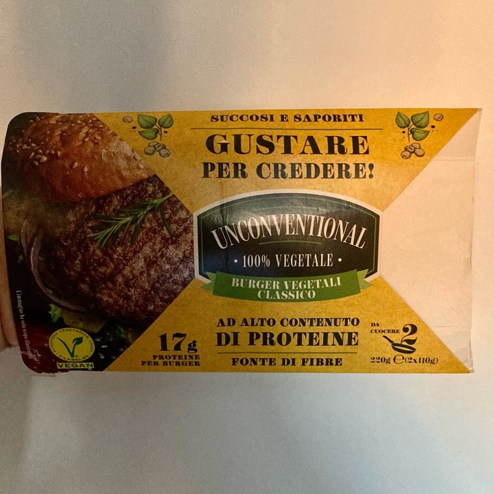 photo of Unconventional Burger Vegetale Classico - Classic Burger shared by @silviaemaria on  31 Jul 2022 - review