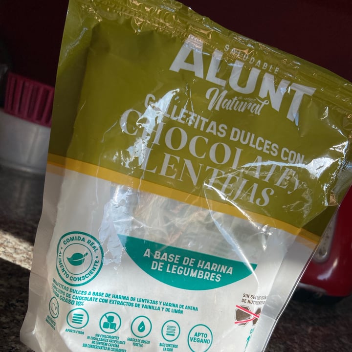 photo of Alunt Saludable Galletitas Dulces Con Chocolate Y Garbanzos shared by @lunatika on  02 Jun 2021 - review