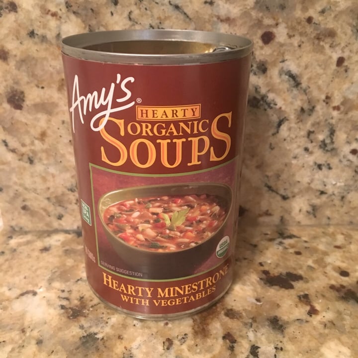 photo of Amy’s Hearty Organic Minestrone with Vegetables shared by @blairezie on  05 Jun 2019 - review