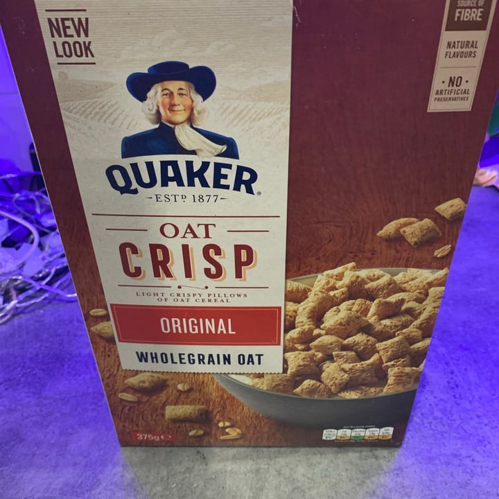 photo of Quaker oat crisp shared by @plantboi on  28 Dec 2020 - review