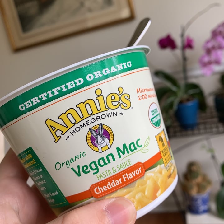 photo of Annie’s Organic Vegan Mac Cheddar Flavor shared by @rtoms on  10 May 2020 - review