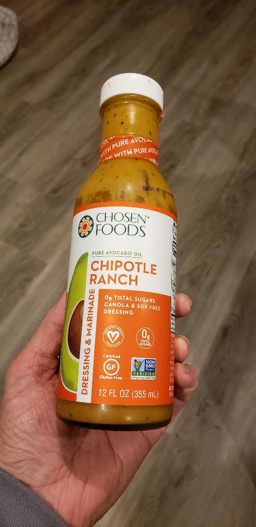 photo of Chosen Foods Chipotle Ranch shared by @ambularfortheanimals on  11 Oct 2019 - review
