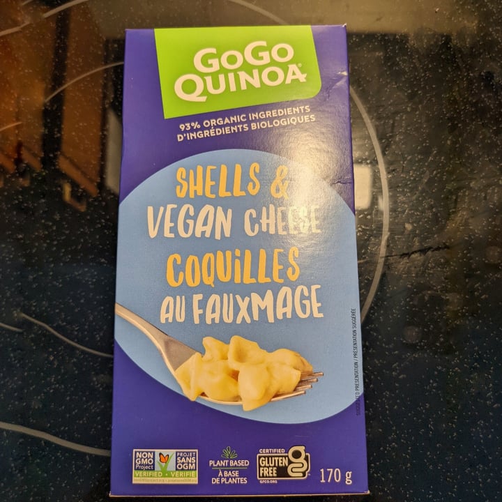 photo of GoGo Quinoa Shells & Vegan cheese shared by @amaris--g on  26 May 2022 - review