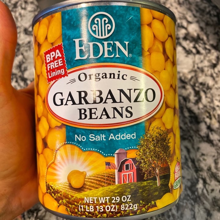 photo of Eden Foods Garbanzo Beans shared by @shartrina on  04 Feb 2020 - review