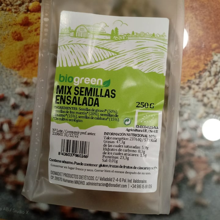 photo of Biogreen Mix Semillas Ensalada shared by @sthr on  10 Sep 2021 - review