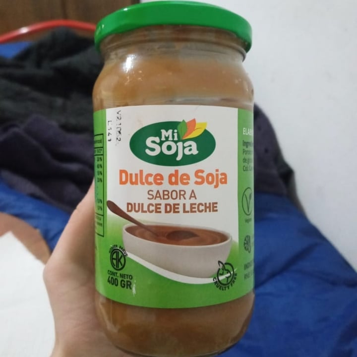 review photo of Mi Soja Dulce de Soja sabor a Dulce de Leche shared by @agosantucho on 14 Aug 2021 - review