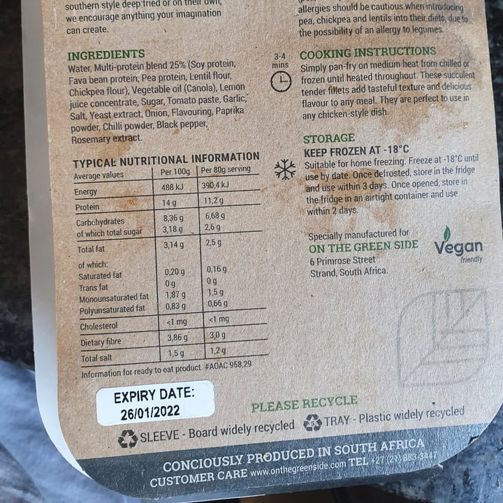 review photo of On The Green Side Flame Grilled Tender Fillets Moroccan shared by @josphua on 09 Mar 2021 - review