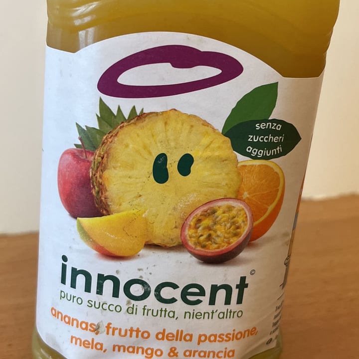photo of Innocent Ananas, frutto della passione, mela, mango e arancia shared by @carotinapretty on  14 Apr 2022 - review