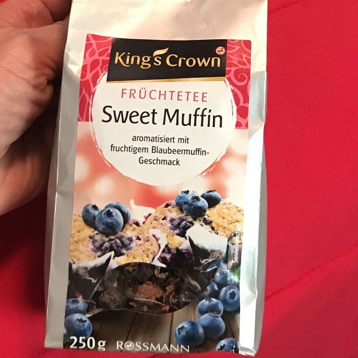 photo of King's crown Früchtetee Sweet Muffin shared by @anapmuricy on  04 May 2022 - review