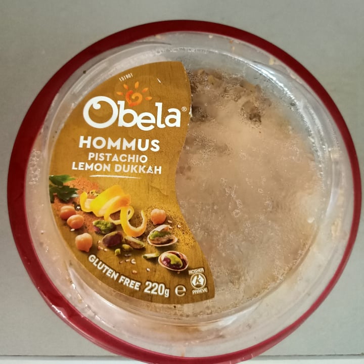 photo of Obela Hommus Pistachio Lemon Dukkah shared by @melicrep on  12 Mar 2022 - review