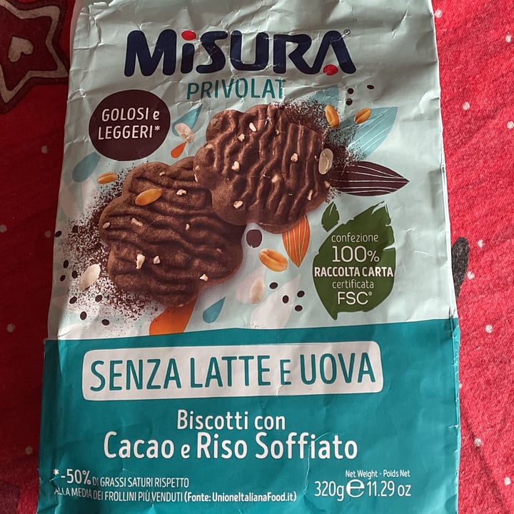 photo of Misura Biscotti con cacao e riso soffiato - Privolat shared by @valeeee on  09 Dec 2021 - review