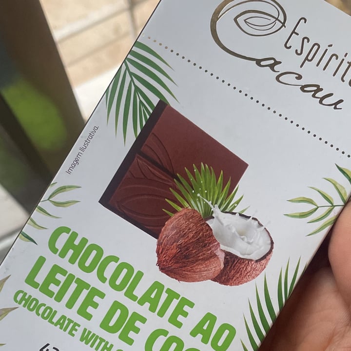 photo of Espírito Cacau Chocolate Branco ao Leite de Coco shared by @veganizandoodiaadia on  29 Jul 2022 - review