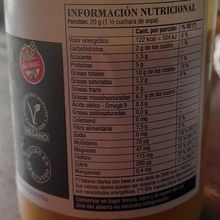 review photo of Oddi’s nuts Pasta De Maní shared by @nicolita on 19 Sep 2022 - review