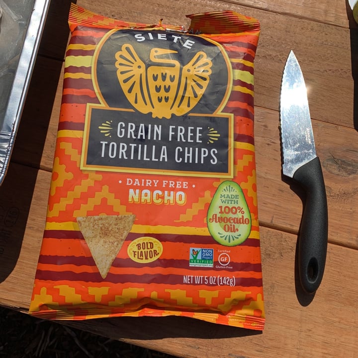photo of Siete Family Foods Grain Free Tortilla Chips Dairy Free Chipotle BBQ shared by @dimamina on  13 Mar 2021 - review