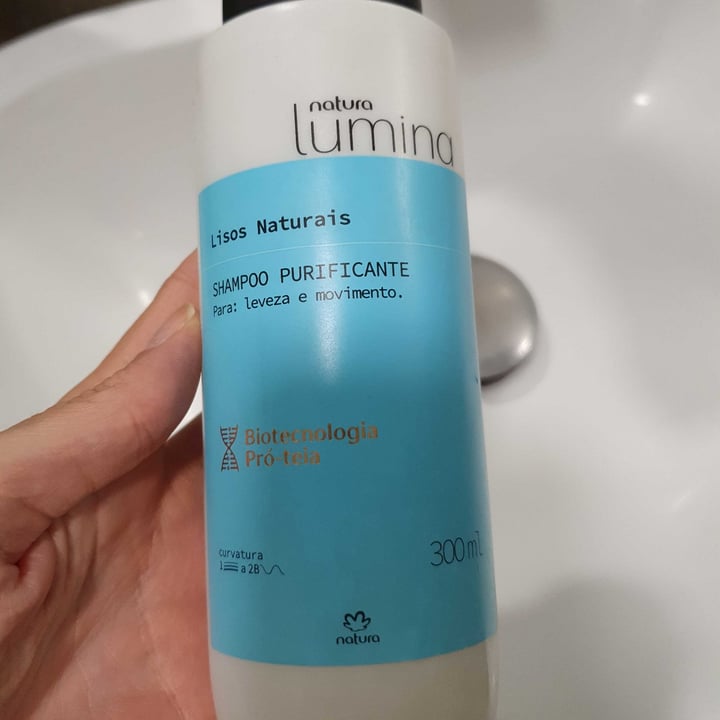 photo of Natura Lumina Natura - Shampoo Purificante /Cabello Liso shared by @feipedro1 on  16 Apr 2022 - review
