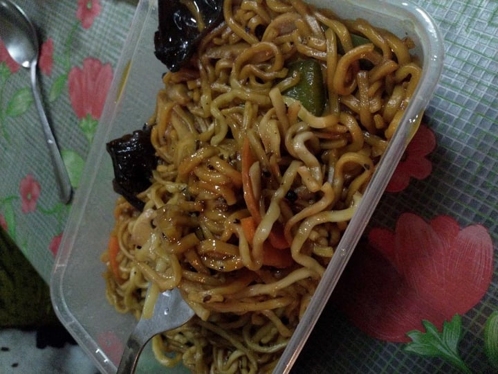 review photo of Divine Realm Vegetarian Restaurant Black pepper ramen shared by @kalaivanan on 06 Apr 2019 - review