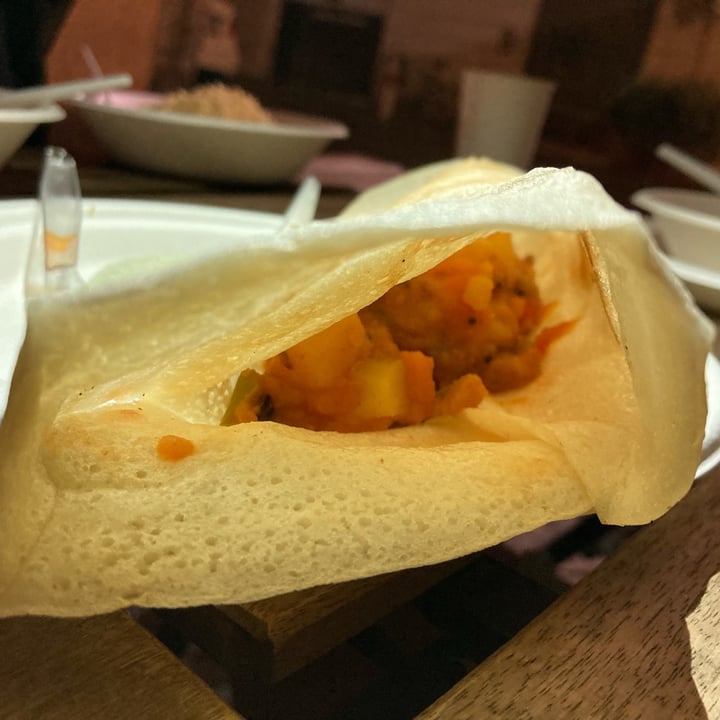 photo of Vega Food Roma Dosa con verdure saltate shared by @simonescampoli on  17 Jul 2022 - review
