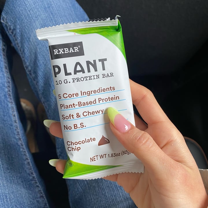 photo of RXBAR Plant Chocolate Chip shared by @yarilovezzucchini on  23 Mar 2022 - review