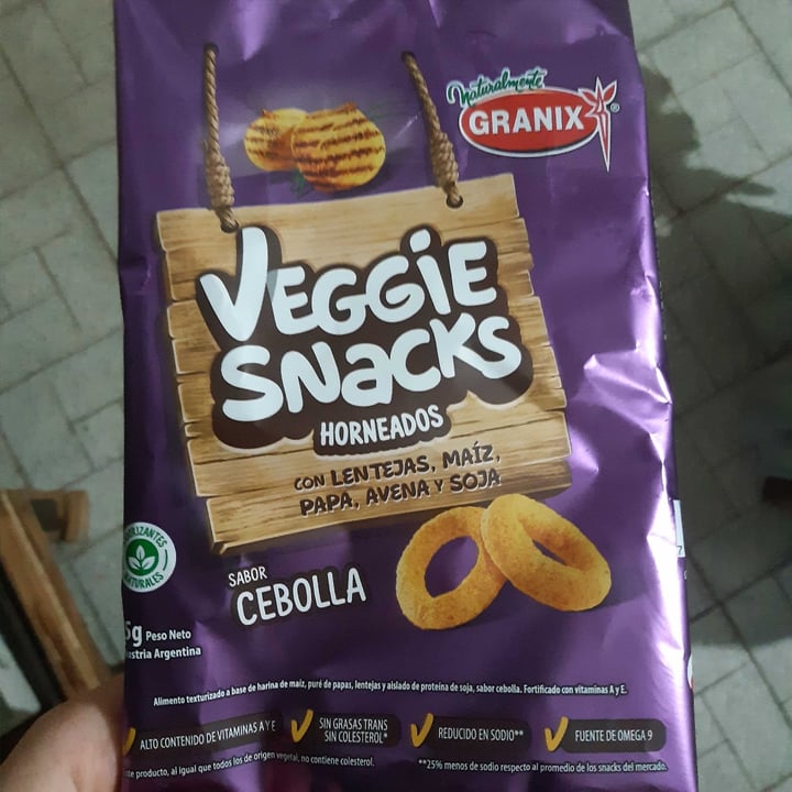 photo of Granix Veggie Snacks Sabor Cebolla shared by @tayhanagonzalez on  03 Dec 2020 - review