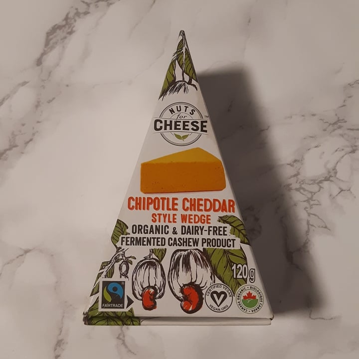 photo of Nuts For Cheese Chipotle Cheddar Cashew Cheese shared by @jacswellness on  23 Feb 2021 - review