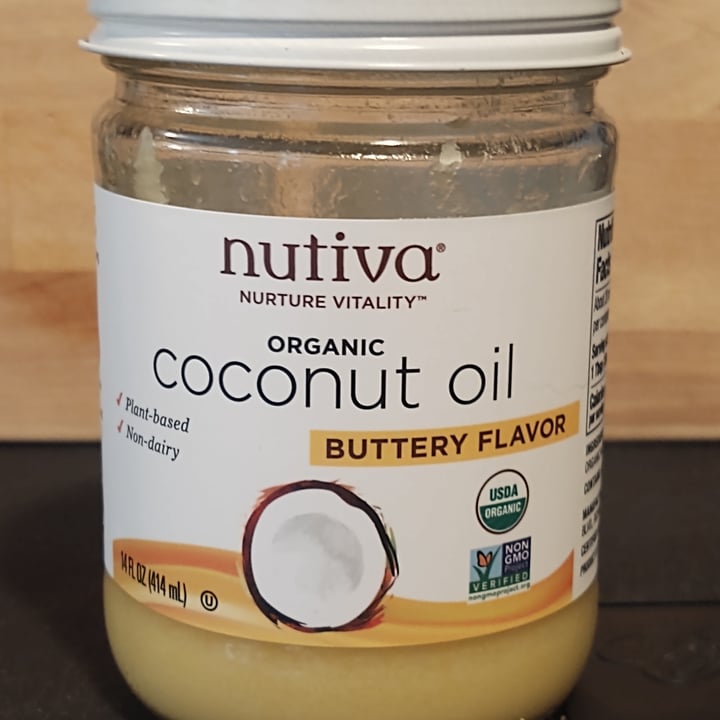photo of Nutiva coconut oil butter flavor shared by @kconover on  09 Aug 2021 - review