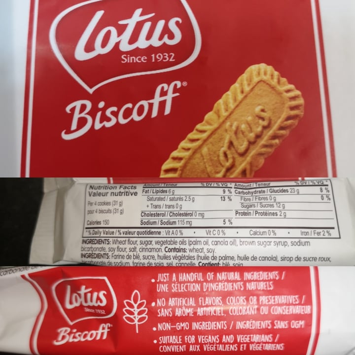 photo of Lotus Biscoff Lotus Biscoff Original Cookies shared by @nativeflowerchild on  09 Mar 2021 - review