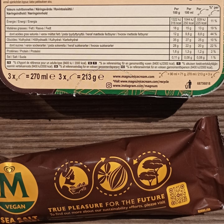 review photo of Magnum Dairy Free Sea Salt Caramel shared by @koyott on 24 Dec 2021 - review
