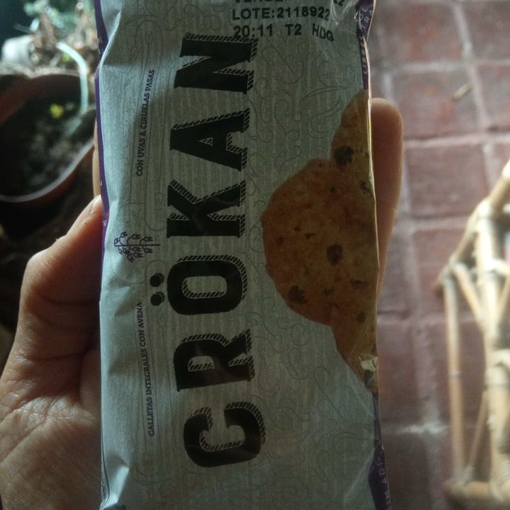 photo of Crokan Galletas integrales con avena: uvas y ciruelas pasas shared by @andreacatalinamonroy on  19 Sep 2021 - review