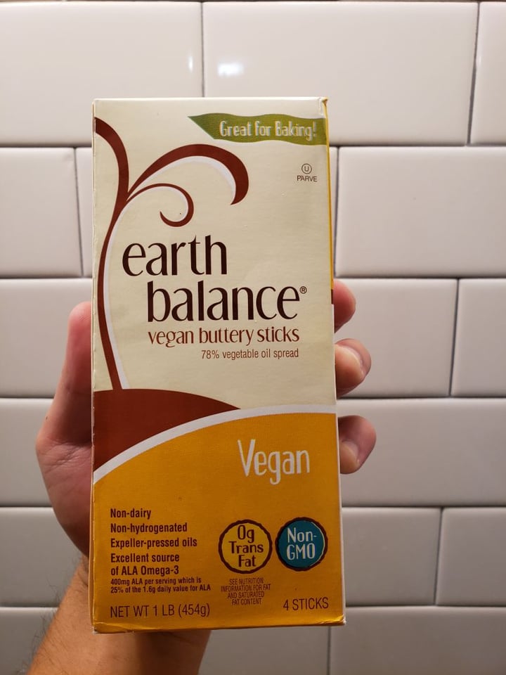 photo of Earth Balance Vegan Buttery Sticks shared by @dxlauder on  16 Sep 2019 - review