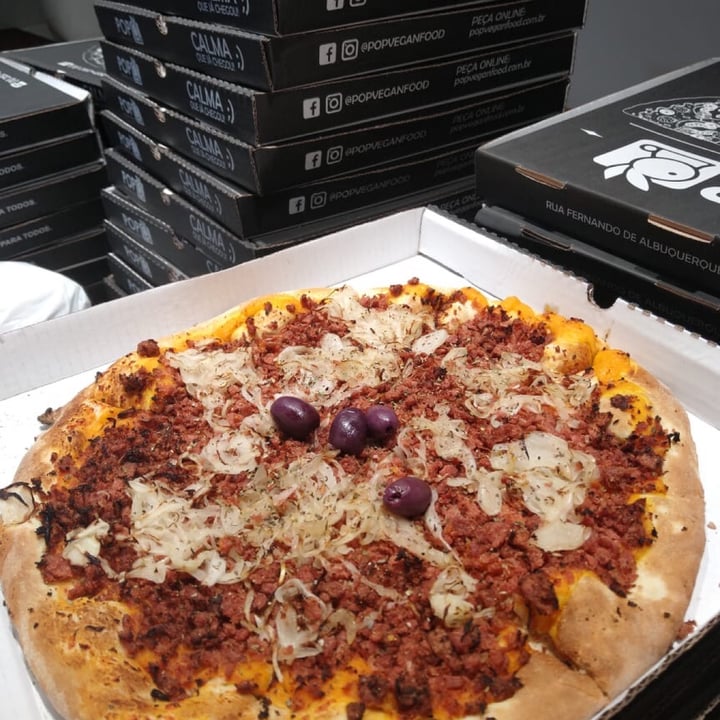 photo of Pop Vegan Food Pizza De Calabresa shared by @natany on  15 Jul 2021 - review