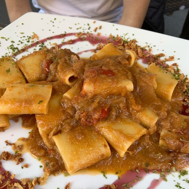 Photo of the dish “Paccheri Alla Genovese”