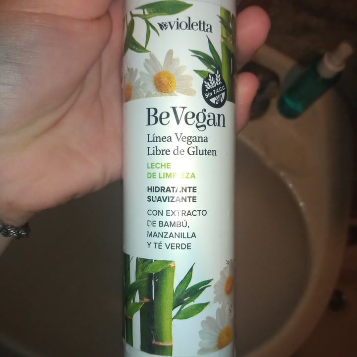 review photo of Violetta cosméticos Leche de limpieza BeVegan shared by @candemecqui on 17 Sep 2021 - review