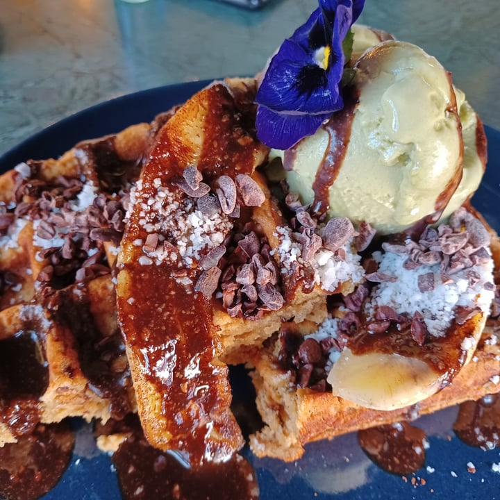 photo of Lexi's Healthy Eatery Choc Chip Waffles shared by @nix91 on  12 May 2021 - review