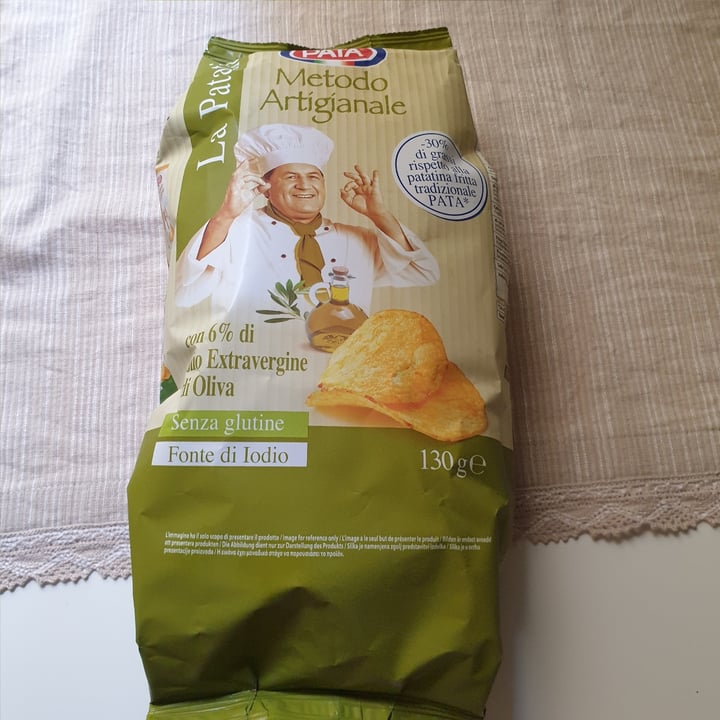 photo of Pata La patatina con 6% di olio evo shared by @veganallymommy on  09 Aug 2021 - review