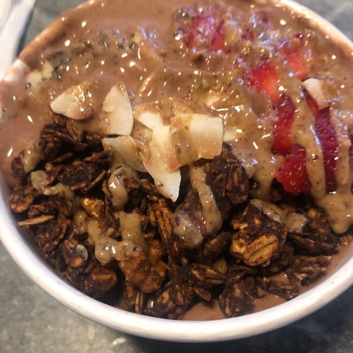 photo of Nourish'd Observatory Naughty Nutter Smoothie Bowl shared by @caittyler on  28 Jun 2021 - review