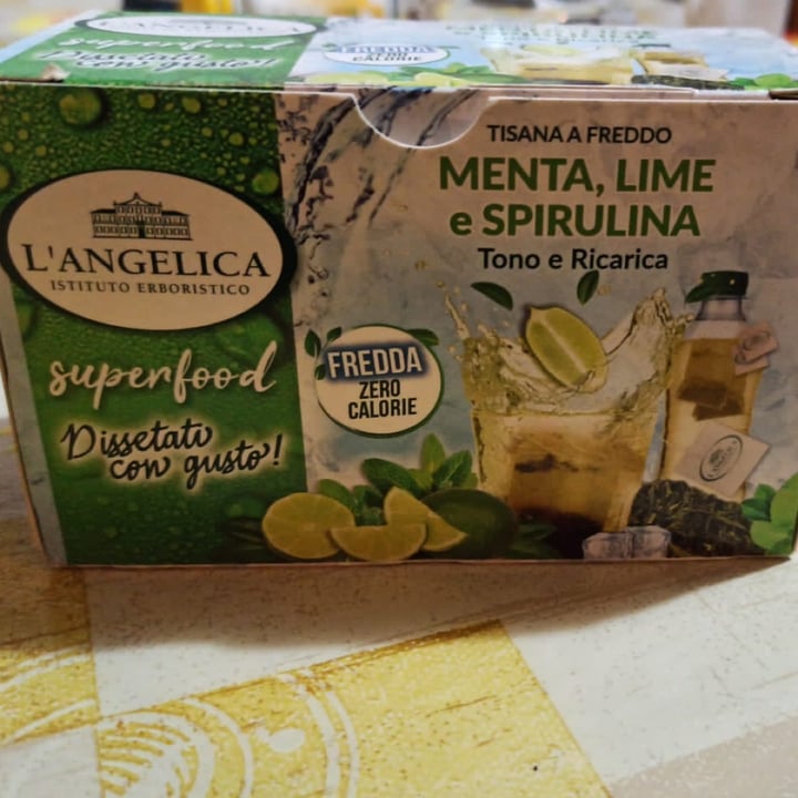 review photo of L'angelica Tisana Menta Lime e Spirulina shared by @fabrizia91 on 21 Apr 2021 - review