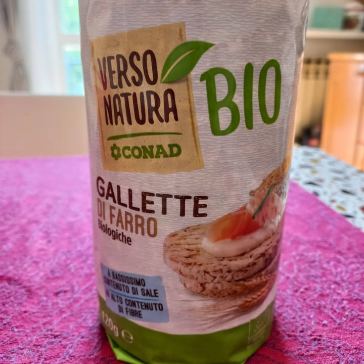 photo of Verso Natura Conad Bio  Gallette Di Farro shared by @amundi on  18 Oct 2022 - review