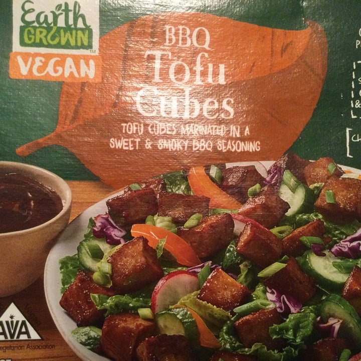 photo of Earth Grown BBQ Tofu Cubes shared by @pattymvegan on  08 Nov 2020 - review