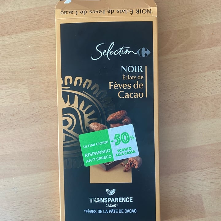 review photo of Selection Carrefour Noir Éclats de Fèves de Cacao shared by @sarafri on 12 Nov 2022 - review