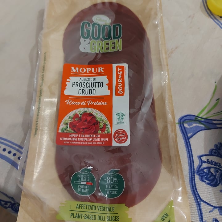 review photo of Good & Green Affettato di mopur al gusto di prosciutto crudo shared by @fasveg on 26 Nov 2022 - review