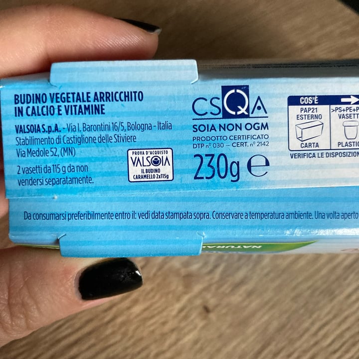 review photo of Valsoia Budino al caramello shared by @apprendistaveg on 25 Apr 2022 - review