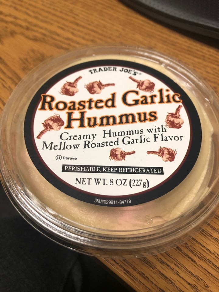 photo of Trader Joe's Roasted Garlic Hummus shared by @happyharo on  08 Feb 2020 - review