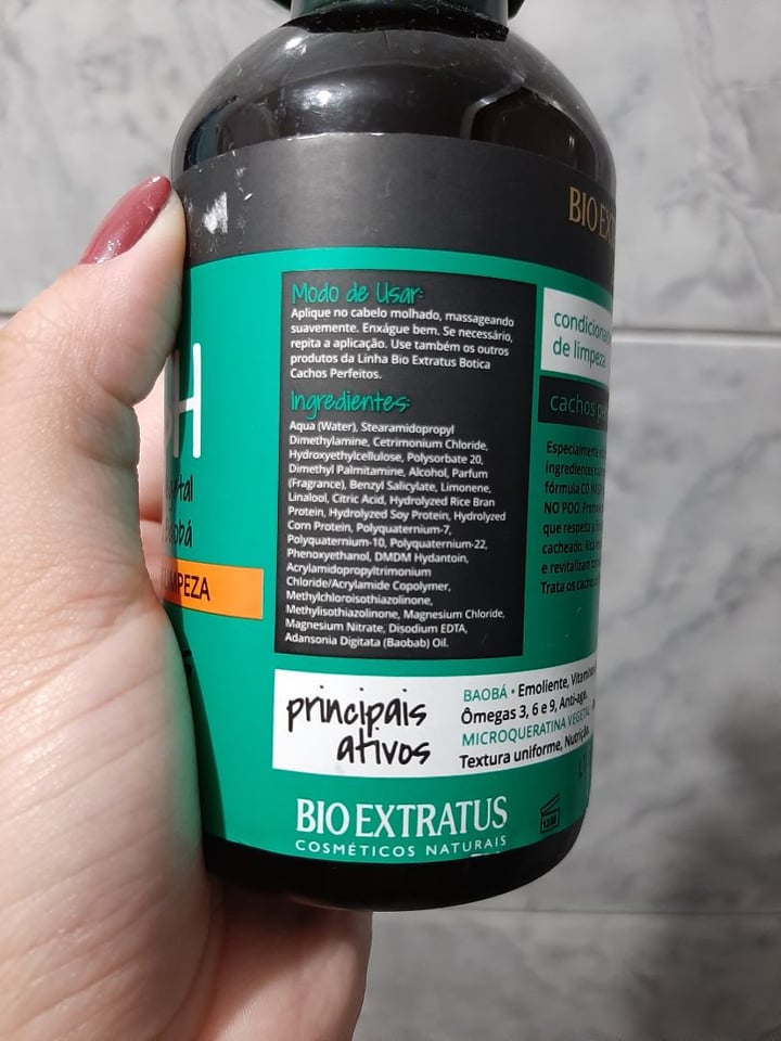 photo of Bio Extratus Condicionador de Limpeza shared by @rafafonseca on  17 Mar 2020 - review