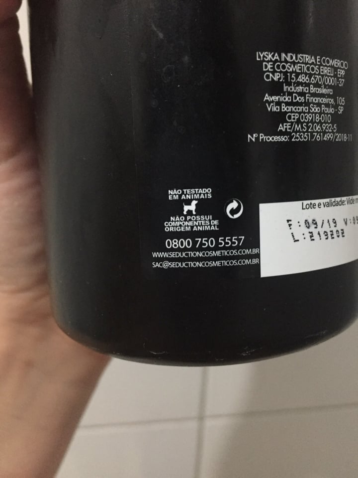 review photo of Seduction Professional Shampoo Seduction Professional shared by @sljuie on 31 Mar 2020 - review