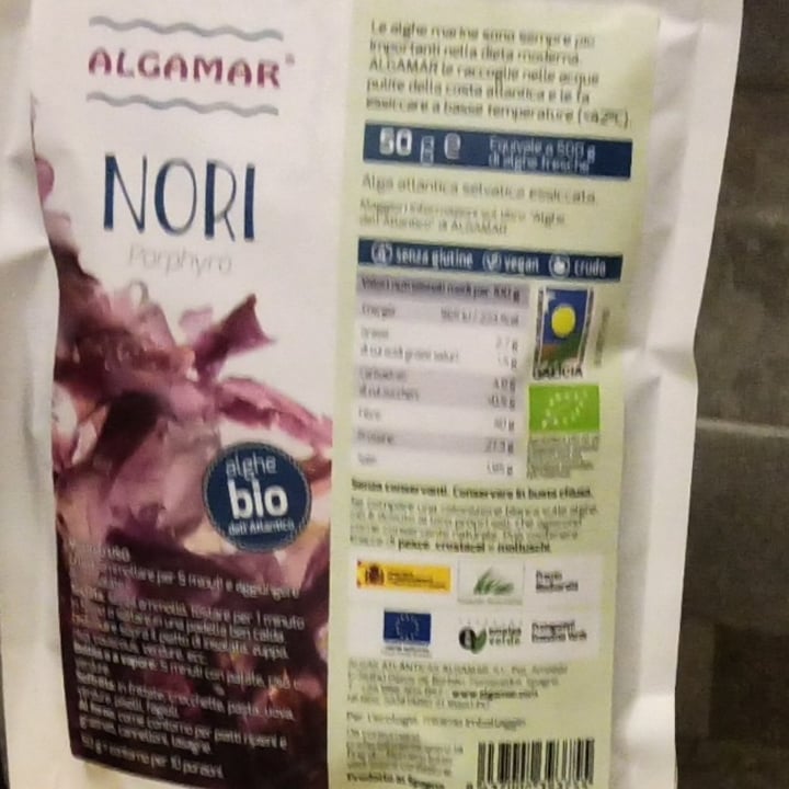 photo of Algamar Alga nori en copos shared by @veggiesdg on  14 Apr 2022 - review
