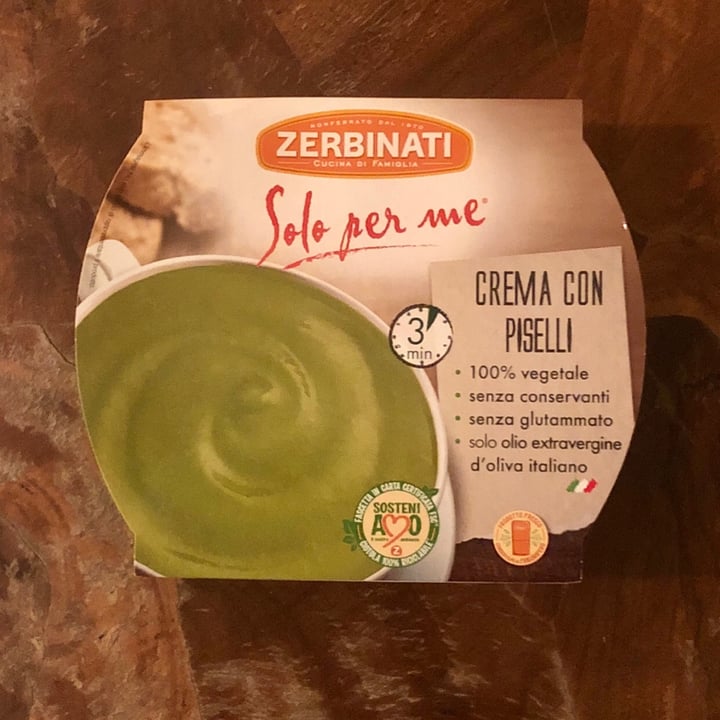 photo of Zerbinati Crema con piselli shared by @stranita on  19 Nov 2021 - review