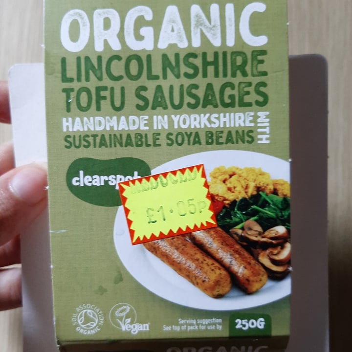 photo of Clearspot lincolnshire tofu sausages shared by @ludoludo on  30 Sep 2022 - review