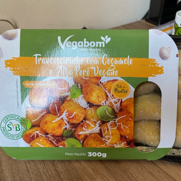 review photo of Vegabom Travesseirinho com cogumelo e alho poró shared by @decabral on 08 Nov 2021 - review