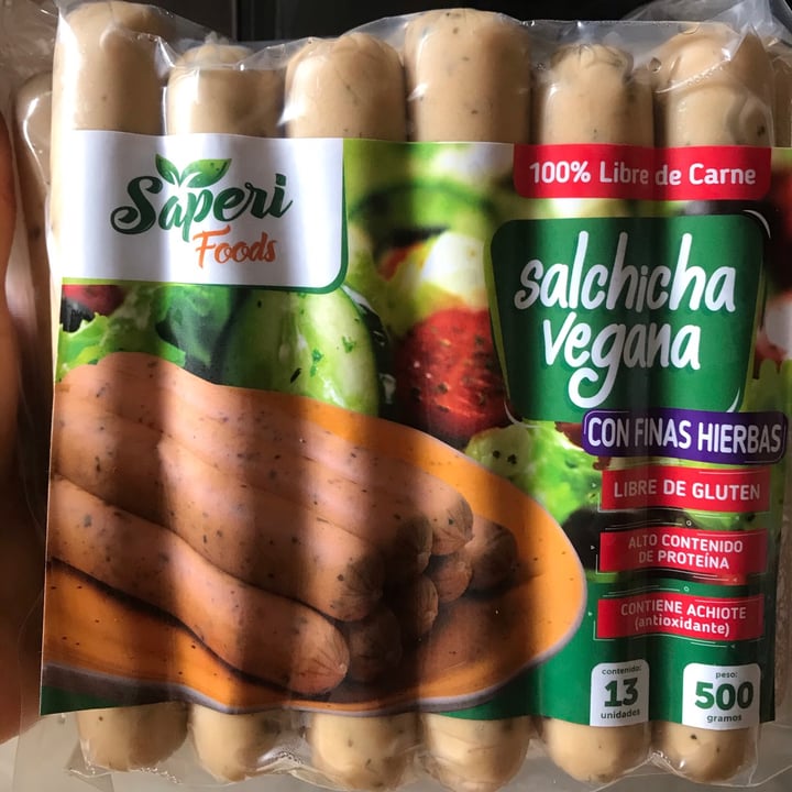 review photo of Saperi Foods Salchichas Veganas Finas Hierbas shared by @kamilamarjorie on 22 Feb 2021 - review